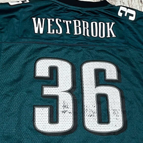 Brian Westbrook Philadelphia Eagles Boys NFL Football Reebok Jersey - Picture 5 of 6